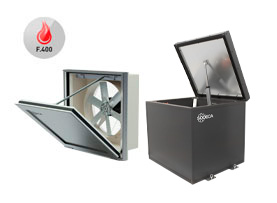 Ventilatoren mit Klappen